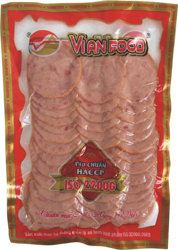 Xúc xích tỏi dạng thái lát 200 gr