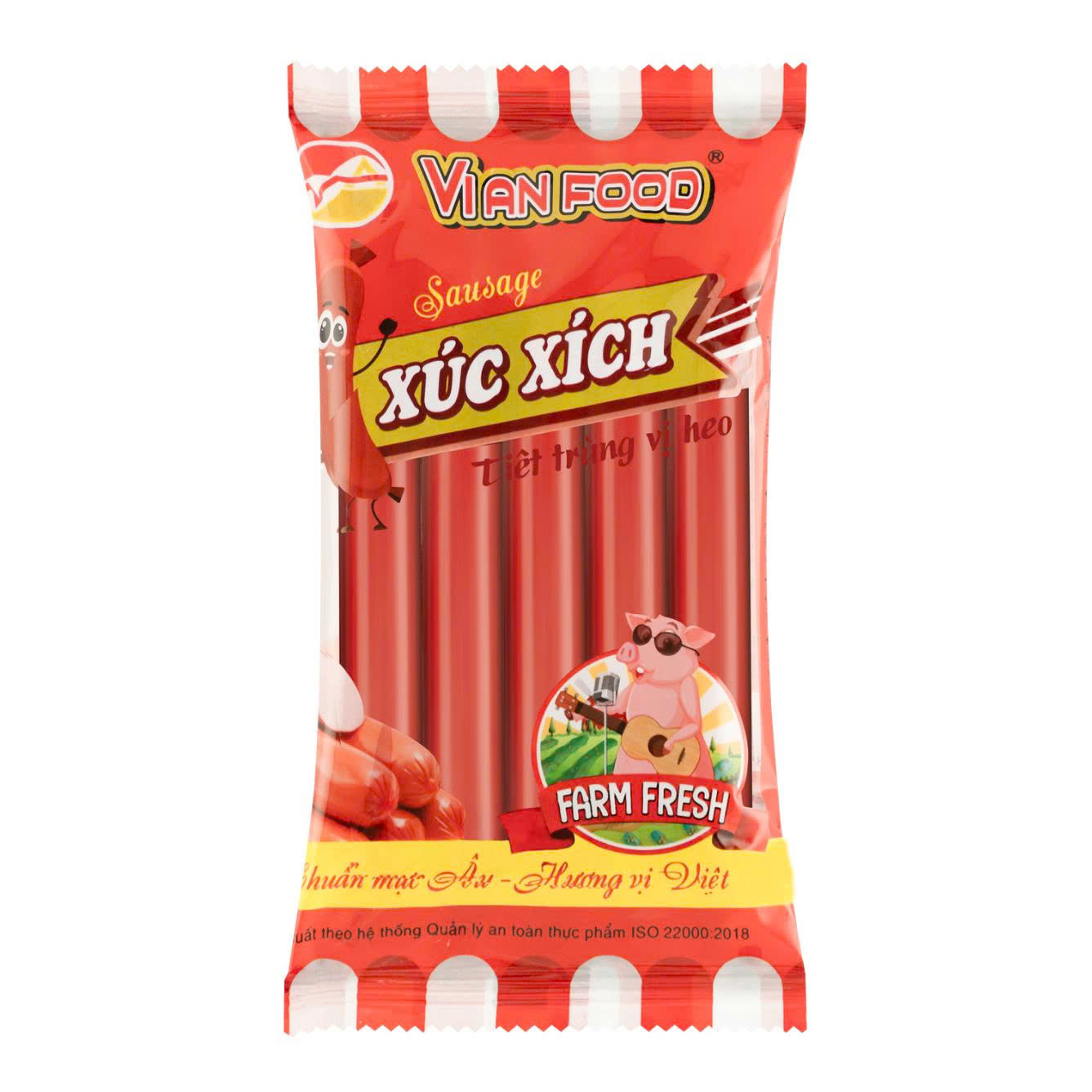  Xúc xích tiệt trùng Vị Heo (20gr X5) -100g